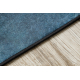 ANDRE 1181 umývací koberec Marocká mriežka protišmykový - modrý
