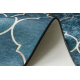 ANDRE mycí kobereček 1181 Marocká mřížka protiskluz - modrý