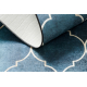 ANDRE 1181 mosható szőnyeg marokkói rácsos csúszásgátló - kék