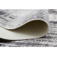 ANDRE 1187 mosható szőnyeg Dísz, vintage csúszásgátló - fekete / fehér