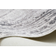 ANDRE 1187 Tapete Ornamento, vintage antiderrapante - preto / branco