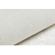 ANDRE 1220 πλύσιμο χαλί Μάρμαρο, γεωμετρική αντιολισθητικό - λευκό