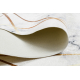 ANDRE 1220 mazgāšanas paklājs Marvalzis, geometriskais pretslīdēšana - balts
