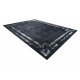 ANDRE 1486 mosható szőnyeg Keret vintage csúszásgátló - fekete / fehér