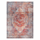 ANDRE 1684 mosható szőnyeg Keret vintage csúszásgátló - piros