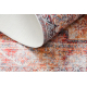 ANDRE mycí kobereček 1684 vzor rámu vintage protiskluz - červený