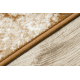 Kilimėliai BCF MORAD Marmur Marmuras smėlio spalvos / pilkas auksas