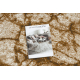 Kilimėliai BCF MORAD Marmur Marmuras smėlio spalvos / pilkas auksas