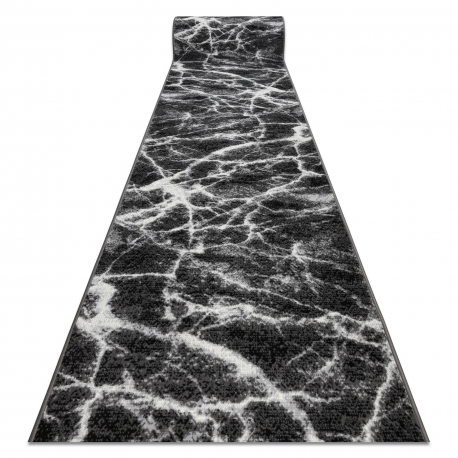 Läufer BCF MORAD Marmur Marmor Anthrazit / schwarz 70 cm