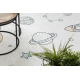 BAMBINO 1278 tapijt wasbaar Ruimte raket voor kinderen antislip - room