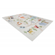 BAMBINO 1165 tapijt wasbaar Dierentuin voor kinderen antislip - beige