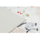 BAMBINO 1165 mosható szőnyeg Állatkert gyerekeknek csúszásgátló - bézs