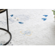 BAMBINO 1161 washing carpet Owls for children anti-slip - grey
