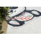 BAMBINO 1129 washing carpet panda for children anti-slip - cream