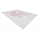 BAMBINO 1128 umývací koberec Jednorožec pre deti protišmykový - krém