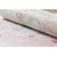 BAMBINO 1128 pralna preproga Samorog za otroke protizdrsna - krema