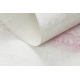 Tapis lavable BAMBINO 1128 Licorne pour les enfants antidérapant - crème
