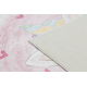 BAMBINO 1128 mycí kobereček Jednorožec pro děti protiskluz - krém