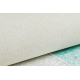 BAMBINO 1075 mosható szőnyeg komló, számok gyerekeknek csúszásgátló - zöld