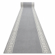 Alfombra de pasillo BCF MORAD Grek griego gris 100 cm