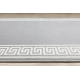 Alfombra de pasillo BCF MORAD Grek griego gris 100 cm