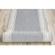 Alfombra de pasillo BCF MORAD Grek griego gris 100 cm