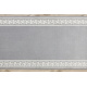 Alfombra de pasillo BCF MORAD Grek griego gris 100 cm