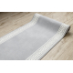 Alfombra de pasillo BCF MORAD Grek griego gris 100 cm