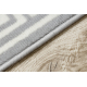 Alfombra de pasillo BCF MORAD Grek griego gris 100 cm