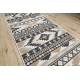 Traversa SISAL COOPER Aztec, Etno 22235 ecru / negru