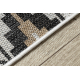 Traversa SISAL COOPER Aztec, Etno 22235 ecru / negru