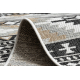 Traversa SISAL COOPER Aztec, Etno 22235 ecru / negru