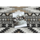 Traversa SISAL COOPER Aztec, Etno 22235 ecru / negru