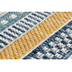 Traversa SISAL COOPER Dunga, Etno 22238 ecru / albastru inchis