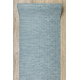 Tapis de couloir en cordes, tissé à plat PATIO Sisal, Treillis marocain, modèle 3069 bleu aqua / beige