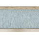 Тепих од ужета, равно ткани ПАТИО Сисал, мароканска решетка, модел 3069 акуа блуе / беж