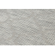 Flat woven Runner SIZAL PATIO trellis design 3069 grey / beige