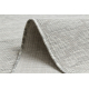 Плоский тканий бігун SISAL PATIO, Марокканська решітка дизайн 3069 сірий / бежевий