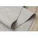 Tapis de couloir en cordes, tissé à plat PATIO Sisal, Treillis marocain, modèle 3069 gris / beige