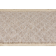 PATIO Priekšnama paklājs no sizala, plakani austs ar auklu, Marokas režģis, modelis 3069, dabisks / bēšs