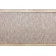 PATIO Priekšnama paklājs no sizala, plakani austs ar auklu, Marokas režģis, modelis 3069, dabisks / bēšs