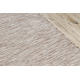 SPARK 0686A covor bej / cremă - Linii, sisal, structural