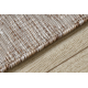 Flat woven Runner SIZAL PATIO trellis design 3069 natural / beige