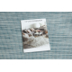 SPARK 0687A alfombra beige / crema - Marco, sisal, estructural