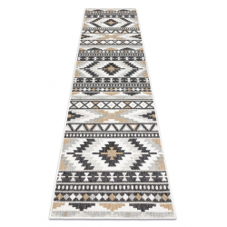 Carpet, runner SISAL COOPER Aztec, Etno 22235 ecru / black