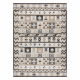 Carpet SISAL COOPER Aztec, Etno, Zigzag 22218 ecru / black