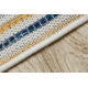 Sisal tapijt SISAL COOPER Strepen, Etno 22237 ecru / blauw