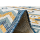 Sisal tapijt SISAL COOPER Azteeks, etnisch, Zigzag 22218 ecru / blauw