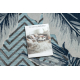 DISTIN 0849A blu navy / blu / bianco tappeto moderno - Onde, vintage, frange