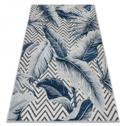 DISTIN 0828A rosa / puder / weiß moderner Teppich - Abstraktion, Vintage, Fransen